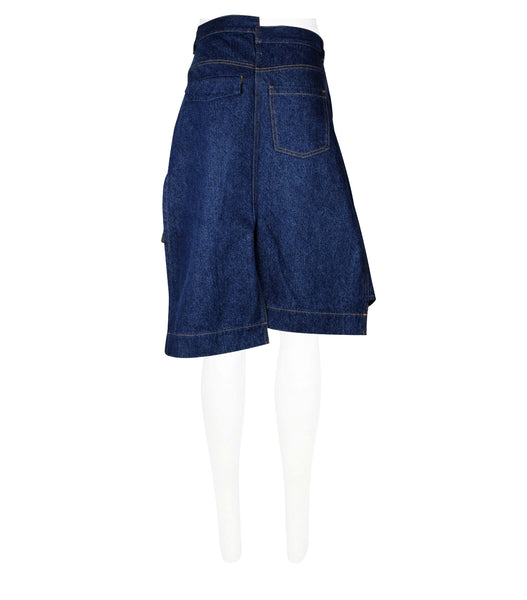 Asymmetric Patchwork Skirt