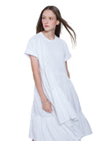 Asymmetric Flare Hem Tee Dress