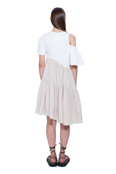 Cutout Flare Tee Dress