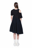Cutout Flare Tee Dress