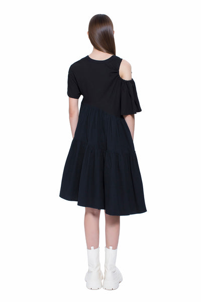 Cutout Flare Tee Dress
