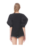 Detachable Puff Tee
