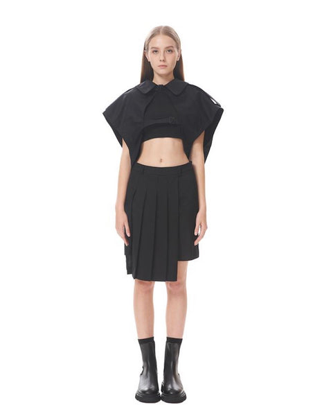 Unbalanced Pleated Culottes