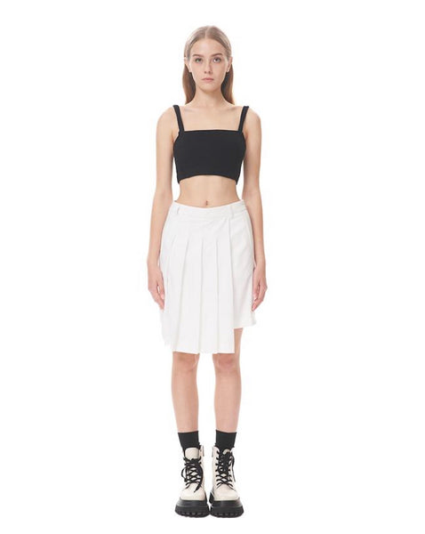 Unbalanced Pleated Culottes