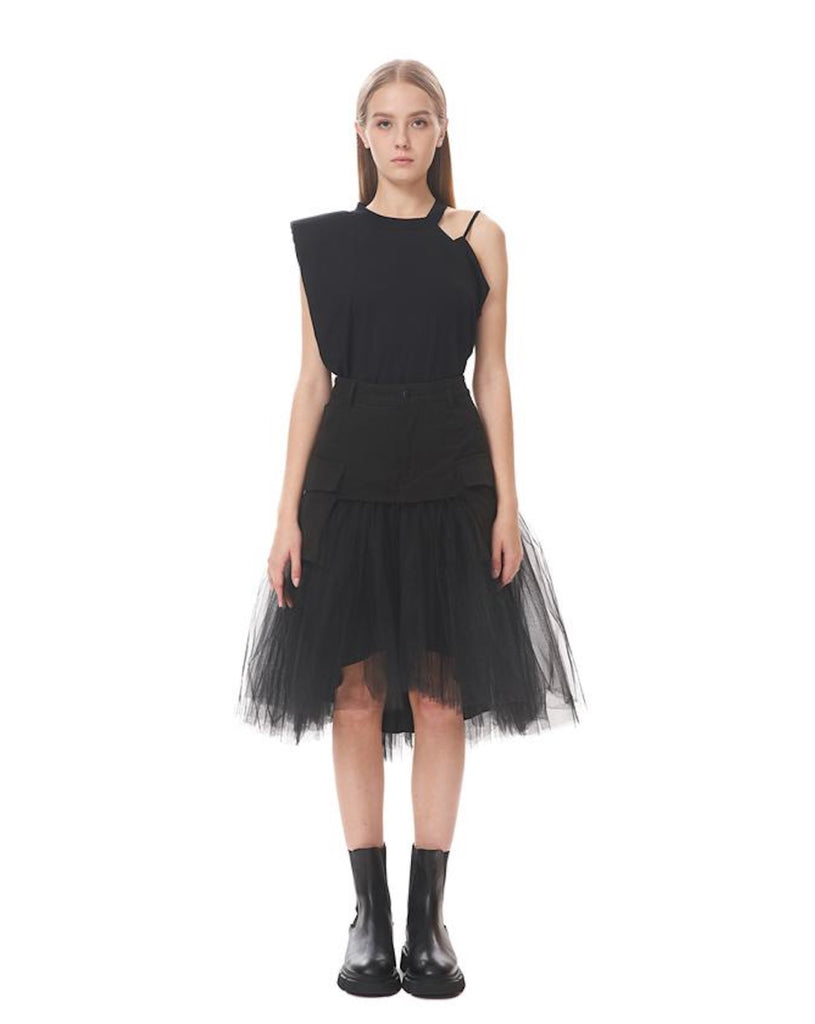 Military Tulle Skirt