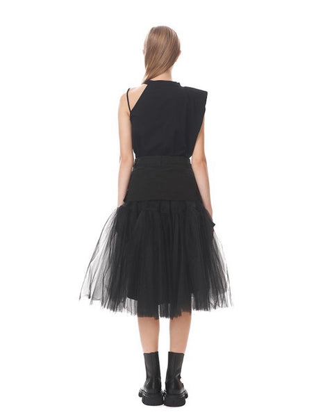 Military Tulle Skirt