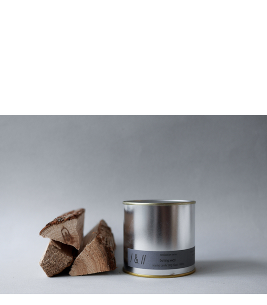Burning Wood Scented Candle