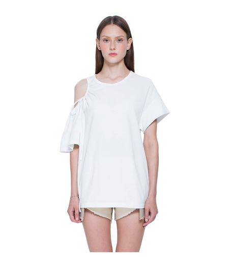 Asymmetric Hem with Panel Shorts