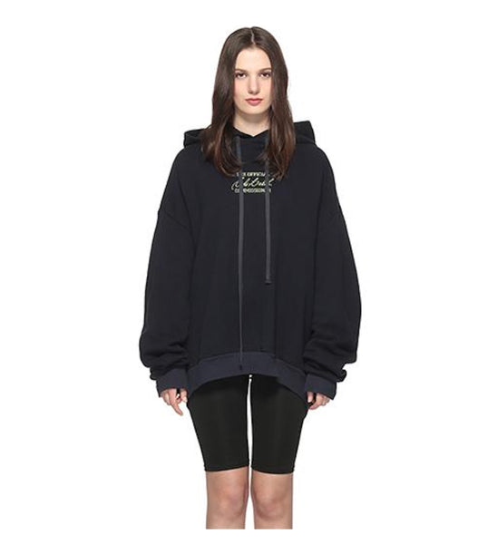Back Zip Up Hoodie