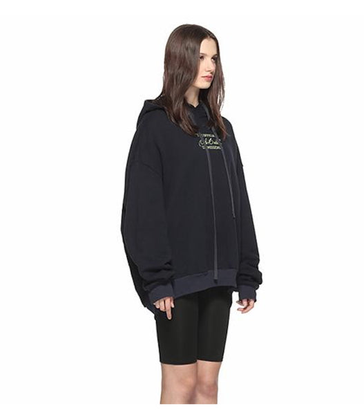 Back Zip Up Hoodie