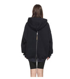 Back Zip Up Hoodie