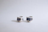 Handcrafted Stoneware Brushmark Sake Cup (L)