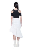 Asymmetric Ruffles Skirt