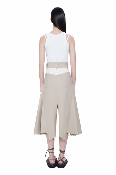 Asymmetric Hem with Panel Skirt