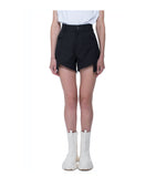 Asymmetric Hem with Panel Shorts
