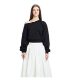 Zipped Open Back Sweatshirt