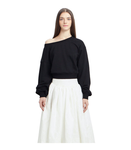 Zipped Open Back Sweatshirt