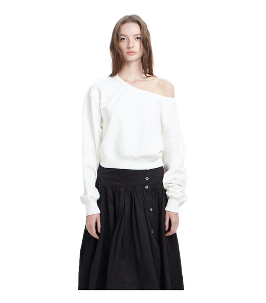 Zipped Open Back Sweatshirt