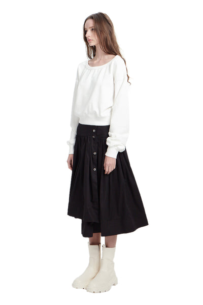 Zipped Open Back Sweatshirt