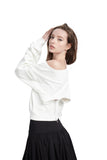 Zipped Open Back Sweatshirt