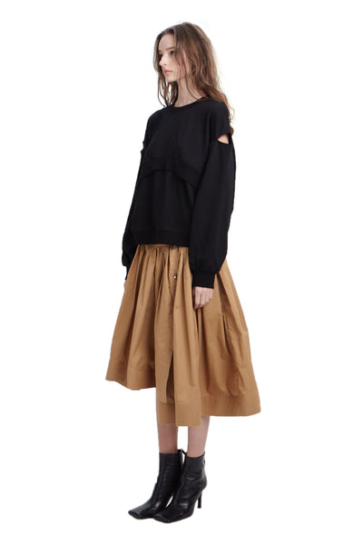 Open Back Sweatshirt