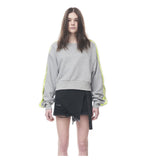 Snap-sleeves Sweatshirt