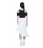 Twist Knot Top With Separated Vest