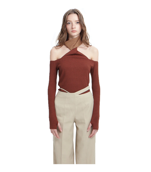 Twist Turtle Neck Top