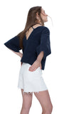 Cutout Tee with Straps