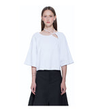 Cutout Tee with Straps