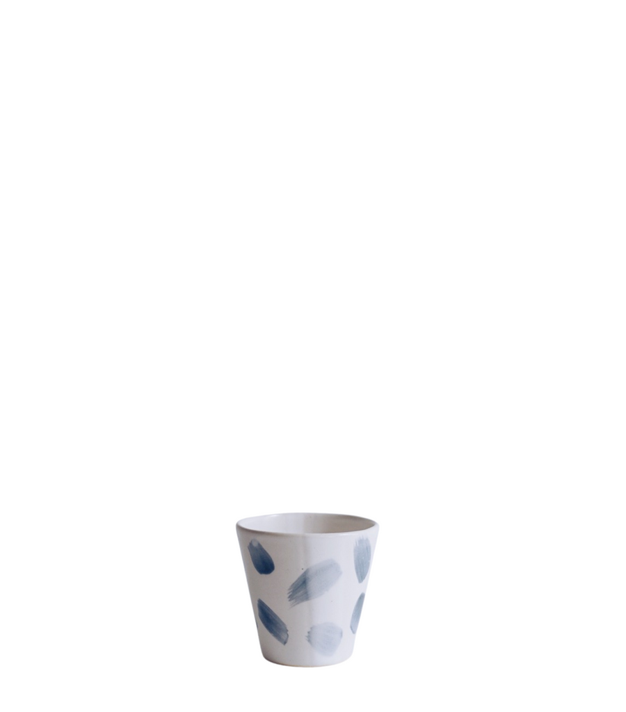 Handcrafted Stoneware Brushmark Cup (B)