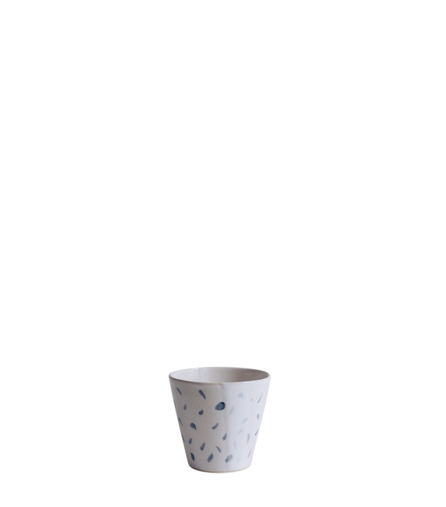 Handcrafted Stoneware Brushmark Cup (S)