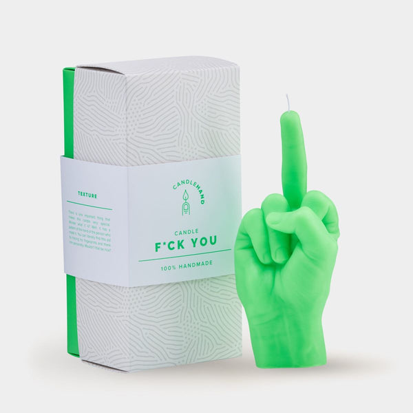 Neon F*CK You - Hand Gesture Candles