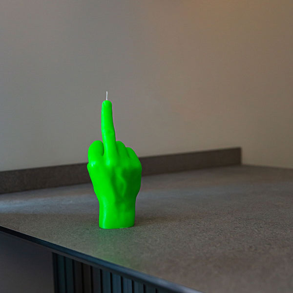 Neon F*CK You - Hand Gesture Candles