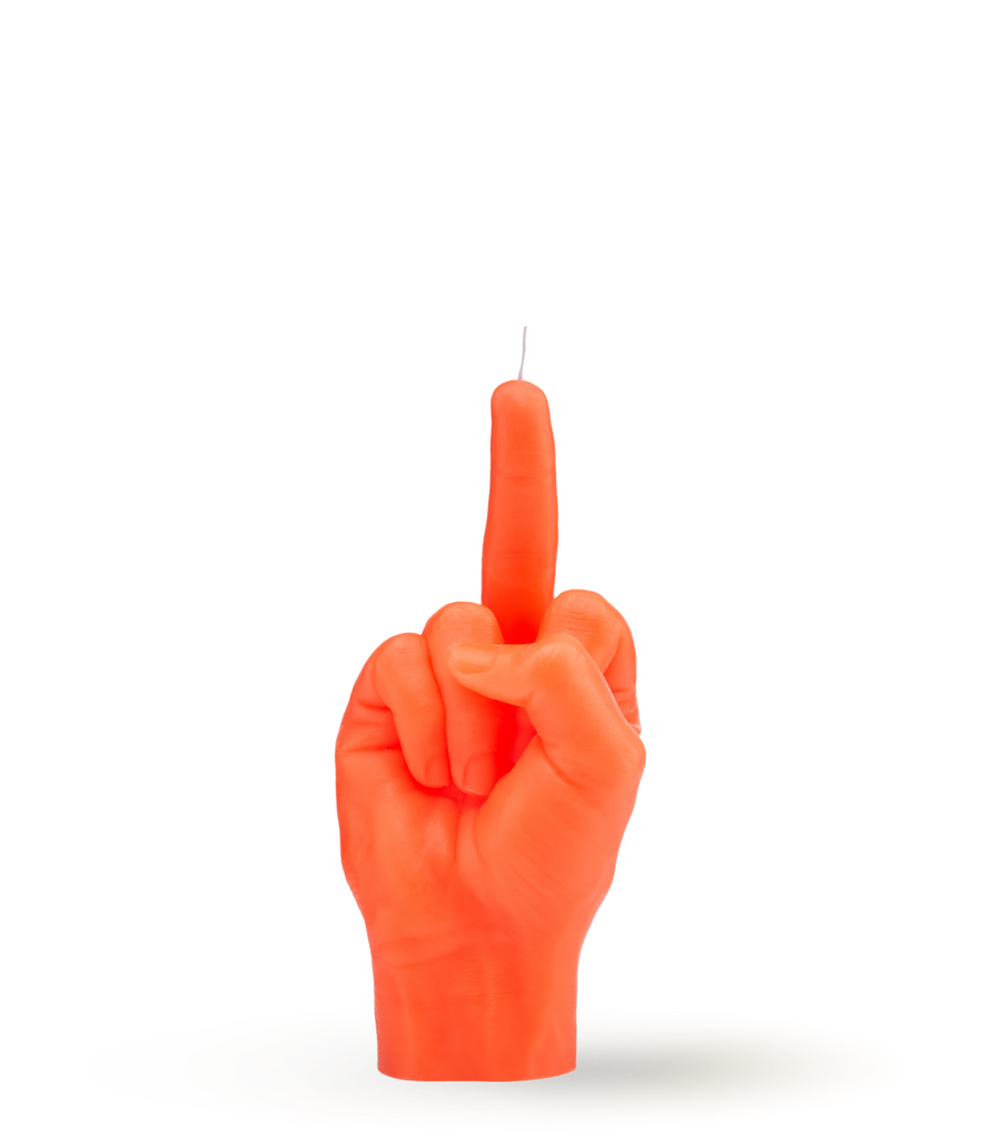 Neon F*CK You - Hand Gesture Candles