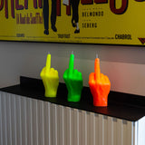 Neon F*CK You - Hand Gesture Candles