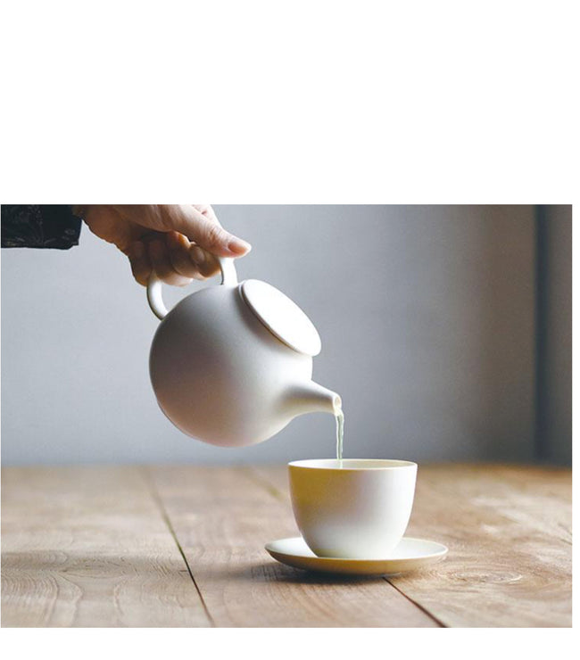 PEBBLE Porcelain Teacup & Saucer 180ml