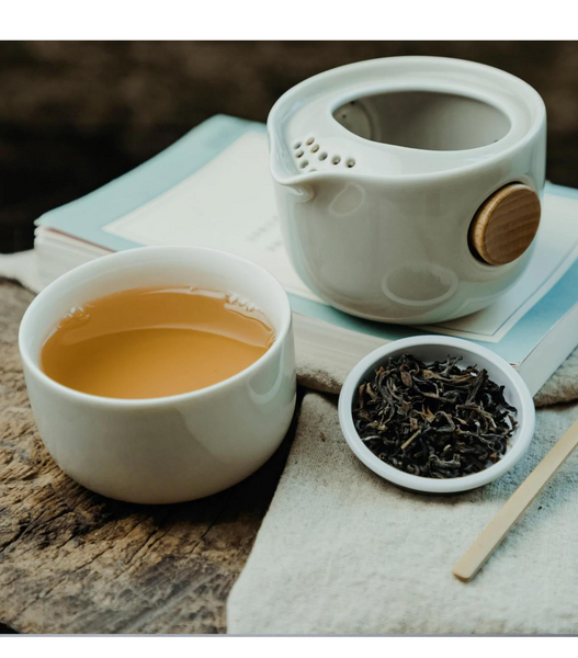Be-Bop White Tea Pot